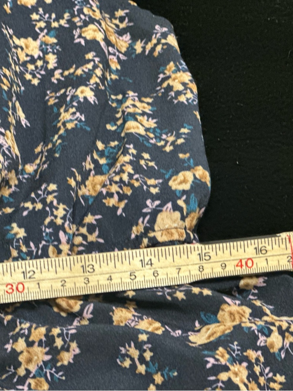 Emery Rose High Neck Sleeveless Navy Floral Midi Dress with Elastic Waist xl - Picture 8 of 10